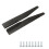 2PCs Side Skirt Winglet Carbon Fiber Style 1