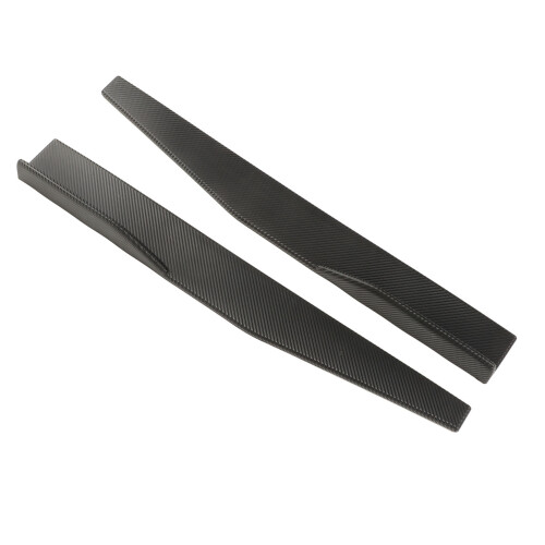 2PCs Side Skirt Winglet Carbon Fiber Style 1