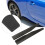 2PCs Side Skirt Winglet Carbon Fiber Style 11