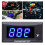 DC12V Digital Display Motorcycle Thermometer M10 12