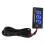 LCD Motorcycle Thermometer Ultra Thin Waterproof 10