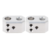 Set of 2 Aluminum Heater Blocks for 3D Printer Hotend Suitable for Prusa I3 MK4
