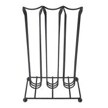 Eisen 42-Kapsel-Kaffeehalter 16x9x27cm Schwarz
