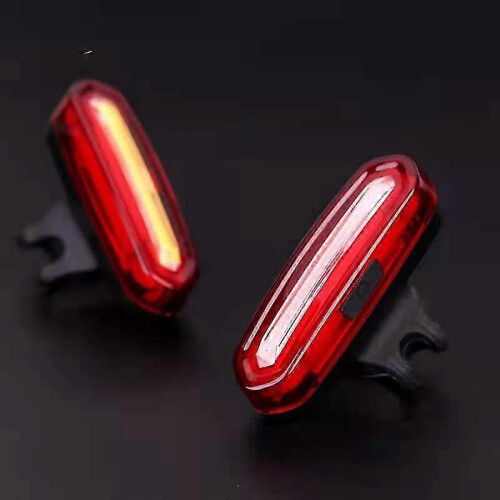 USB Rechargeable Mode LED Bike Light Cycling Front Tail Light 2