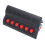Panneau d'interrupteurs étanche marine 6 postes DC12V IP65 15