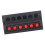 Panneau d'interrupteurs étanche marine 6 postes DC12V IP65 13