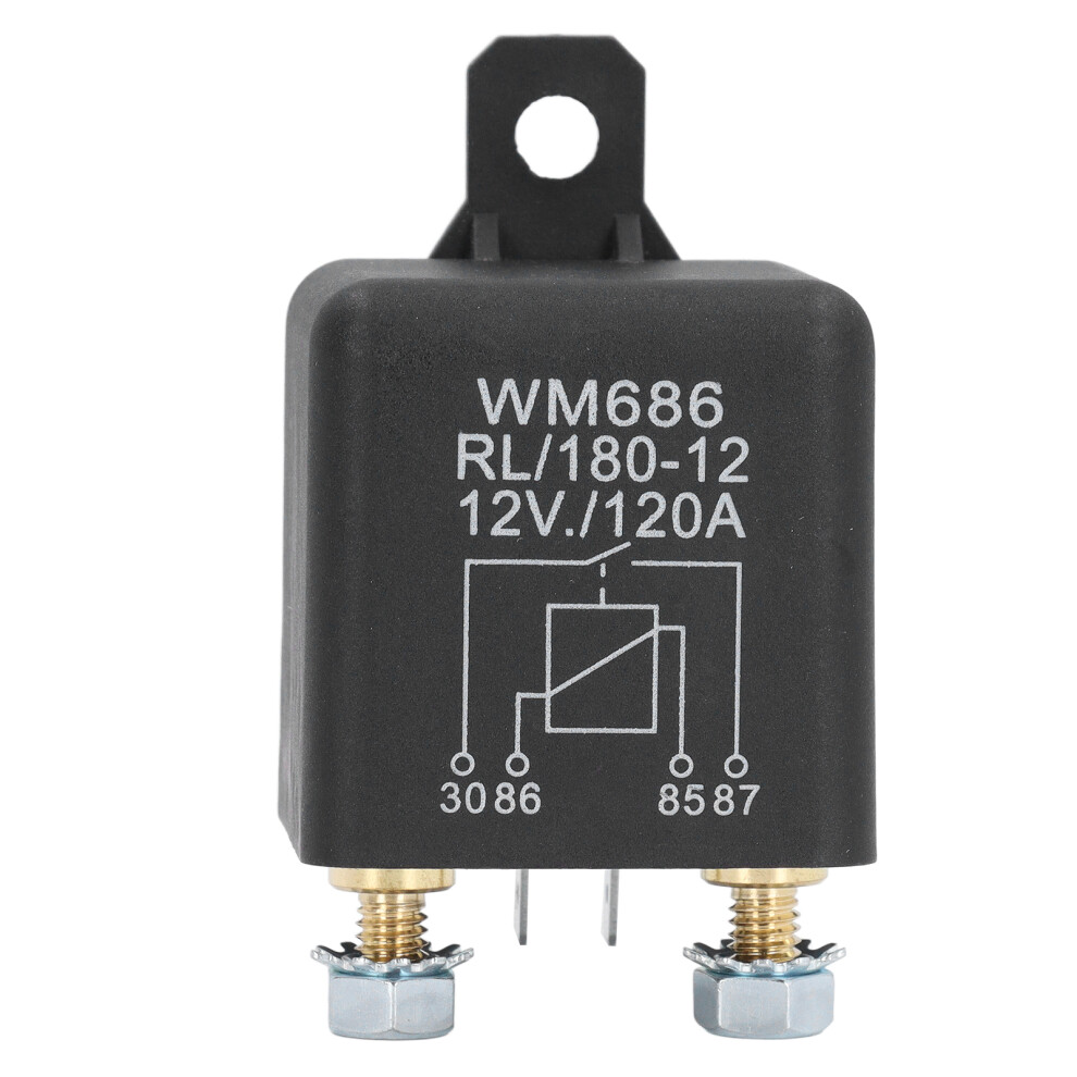 12Vdc 120A Starter Solenoid Relay For Atv, Snowmobile, Cart, Lawn Mower 8481331620402