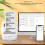 Portable Bluetooth Thermal Label Printer 203dpi 1200mAh 8
