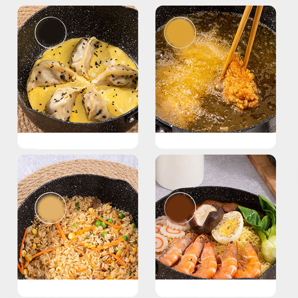 Nonstick Saucepan with Pour Spout, 520g, Medical Stone Coating-image-OPC-PJ9YH86-NEW