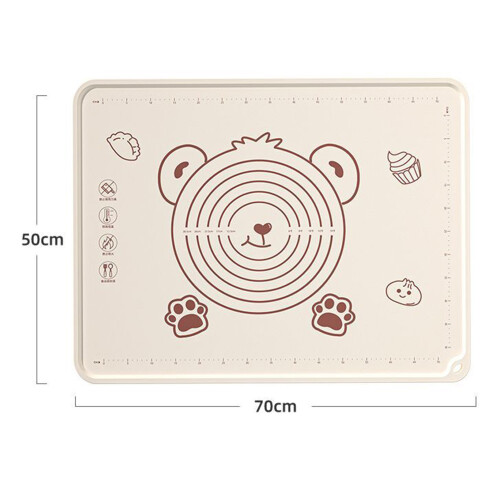 Odorless Silicone Pastry Mat Prevents Slips for Safe Kneading 1