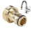 Washing Machine Copper Connection Water Conversion Interface Accessories All-copper Basin Connect Auto Wassen Hose Adapter (2pcs) 4