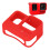 Capuchon d'objectif en silicone Ace Pro Rouge - antichoc 16