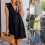 (L,yellow)Summer V-neck Short Skirt Solid Color Dress Romper For 2023 3