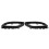 Gloss Black Exhaust Tip Cover Trims Replacement 2