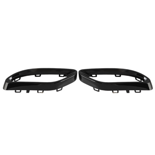 Gloss Black Exhaust Tip Cover Trims Replacement 1