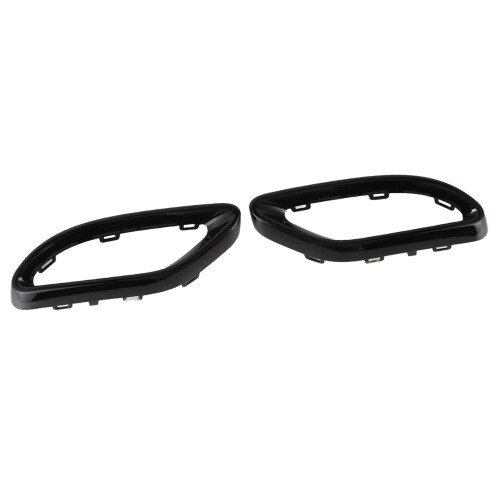 Gloss Black Exhaust Tip Cover Trims Replacement 2