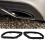 Gloss Black Exhaust Tip Cover Trims Replacement 12
