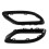 Gloss Black Exhaust Tip Cover Trims Replacement 8