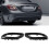 Gloss Black Exhaust Tip Cover Trims Replacement 11