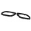 Gloss Black Exhaust Tip Cover Trims Replacement 5