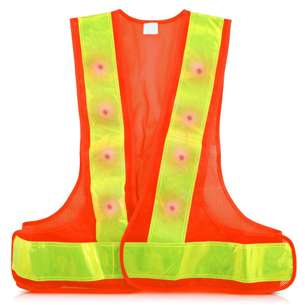 High Visibility Led Light Safety Vest Reflective 9121376079450
