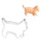 Stainless Steel Cats Shape Biscuit Cookie Cutter Mold Fondant Cake Baking Tool 4