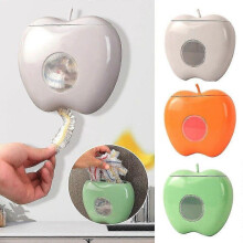 (Grey) Food bag storage box, food foil dispenser, wall-mounted storage box 1 piece/YY