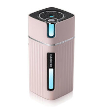 (pink) Colorful Cool Mist Humidifier For Bedroom - Portable Mini Humidifier