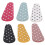 6Pcs Embroidery Scissors Sheath Polka Dot 8