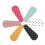 6Pcs Embroidery Scissors Sheath Polka Dot 3