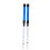 Durable ABS Nylon Jazz Drumstick Brushes - 1 Pair in Blue White 13