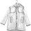 Women's Transparent Short Hooded Raincoat Reusable 1