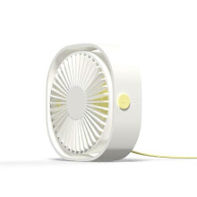 (White) 1pc Usb Desk Fan, Portable Ultra-quiet Mini Fan, 360 Up And Down, Three-speed Wind, Suitable For Office, Family