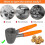 Nutcracker Kitchen Tool for Walnuts Pecan Cracker with Non-slip Handle Walnut Cracker for Nuts Walnut Hazelnut 2