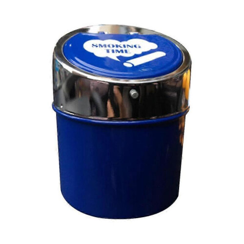 Stainless Steel Ashtray with Lid, Windproof Table Ashtray 1
