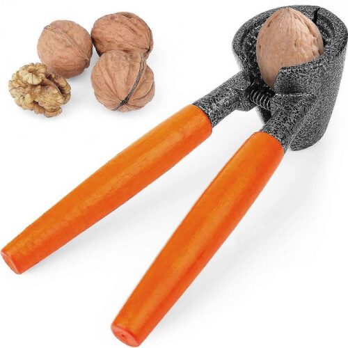 Nutcracker Kitchen Tool for Walnuts Pecan Cracker with Non-slip Handle Walnut Cracker for Nuts Walnut Hazelnut