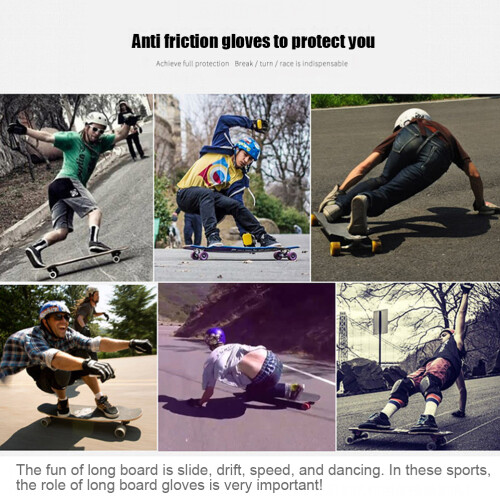 1 Pair Land Skateboard Slider Slide Gloves 2