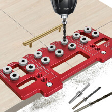 Localisateur de poinçonnage à poignée en aluminium et bois 5mm/6.35mm
