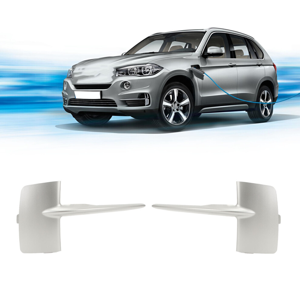 Pair Of Front Bumper Grille Molding Bars For X5 F15 2014-2017 9451331630342