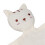 Couverture doudou Animal Snuggler 28x39 cm beige coton 12