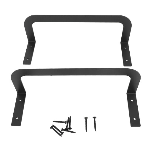 2 pezzi Supporto per barra del materasso, 26.5x8x8.9cm, Nero 2