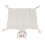 Couverture doudou Animal Snuggler 28x39 cm beige coton 16