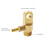 Copper Argon Arc Welding Fitting M16x1.5mm Nut to Panel Adapter 2