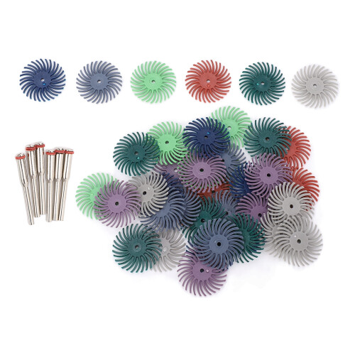 42 pezzi di mini ruote lucidanti, 6 bielle 2
