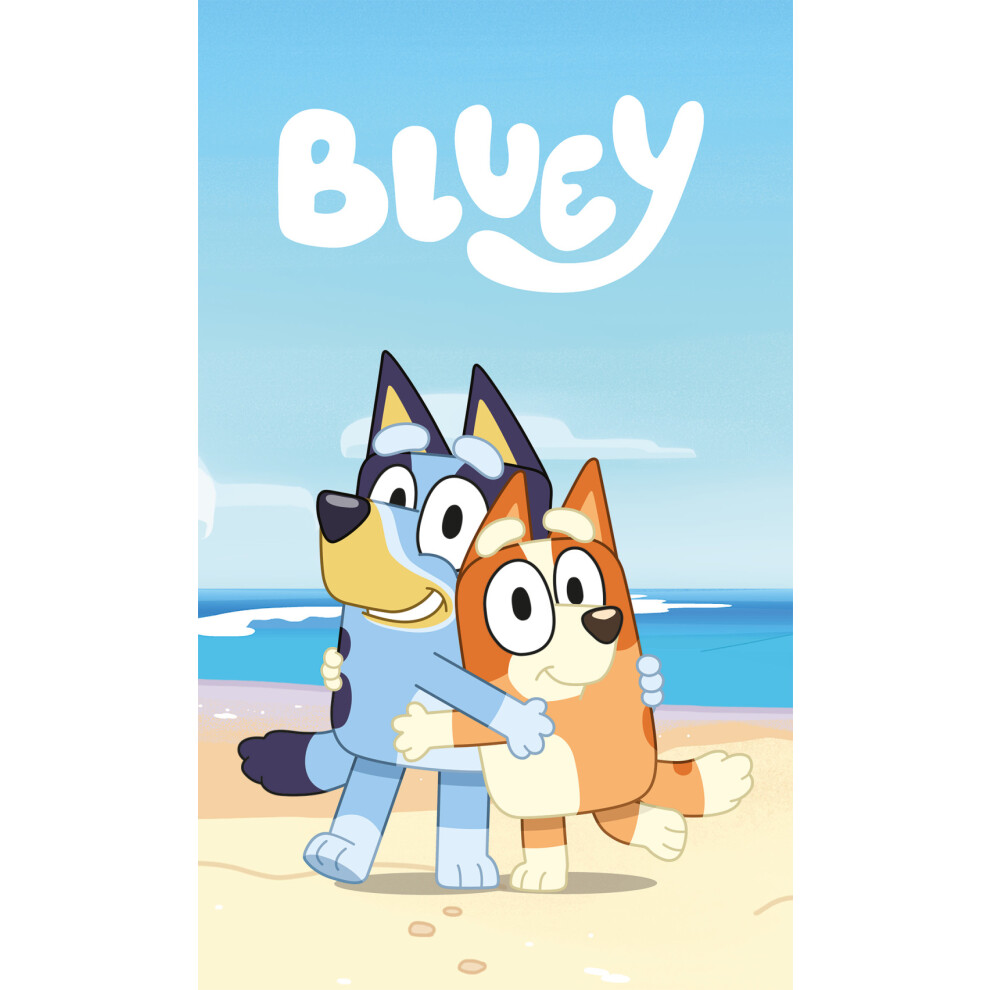 Bluey Fleece Throw Blanket 100 X 150 Cm Australian Heeler Cattle Dog Multicoloured