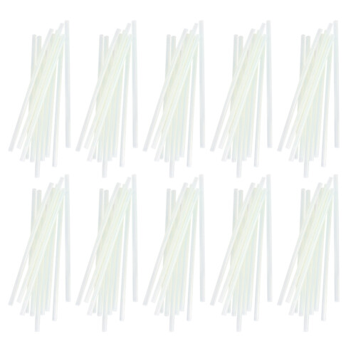 100pcs 7 x 200mm Hot Melt Glue Sticks Transparent 2