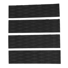 4Pcs Black Surfboard Traction Pads for Skimboards & Kayaks