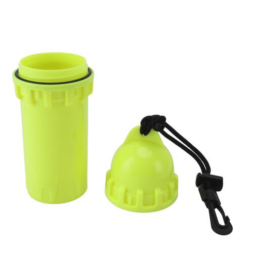 Yellow Cylindrical Dry Box - Water Resistant Storage for Adventures 2