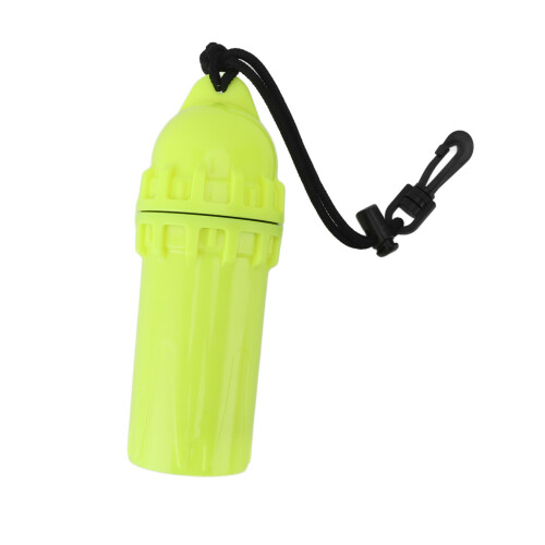Yellow Cylindrical Dry Box - Water Resistant Storage for Adventures