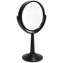 Versatile 4" Concave Mirror Lens in Black Frame for Educational Use